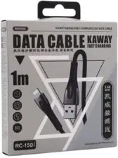 Remax RC-150i Kaiwei USB - Lightning 2.4A Data Cable (1m) - Black