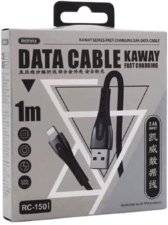 Remax RC-150i Kaiwei USB - Lightning 2.4A Data Cable (1m) - Black