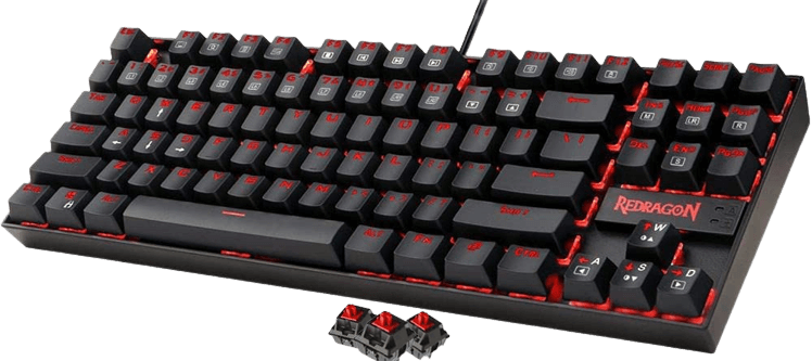 Redragon K552 Kumara Mechanical Gaming Keyboard - Red Switches  for sale in Egypt from Games2Egypt