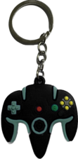 Keychain \ Medal of N64 Controller - Black