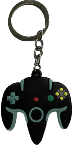 Keychain \ Medal of N64 Controller - Black