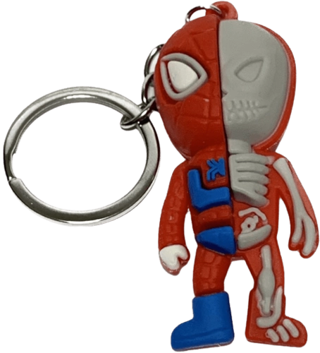 Keychain \ Medal of Spiderman|Skeleton