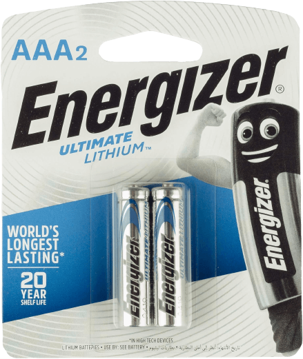 Energizer 2 AAA Lithium Batteries (1.5V)  for sale in Egypt from Games2Egypt