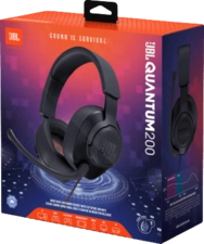 JBL Quantum 200 | Wired Gaming Headphone - Black