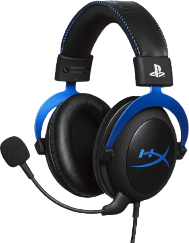 HyperX Gaming Headphone Cloud Gaming wired Headset-Blue for PS4 & PS5