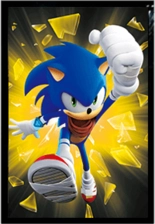 Sonic, Super Sonic and Knuckles 3D Gaming Poster -  for sale in Egypt from Games2Egypt