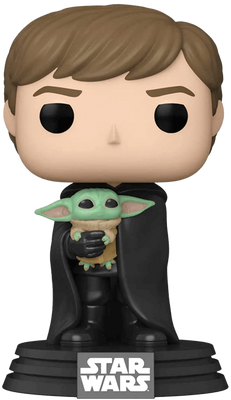 Funko Pop! Star Wars: Mandalorian - Luke Skywalker with Grogu (The Child)