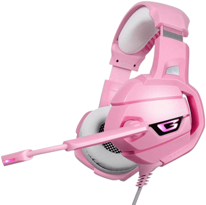 Onikuma K5 Wired Gaming Headphone - Pink