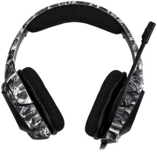 Onikuma K20 RGB Gaming Headphone - Grey in Black Pattern
