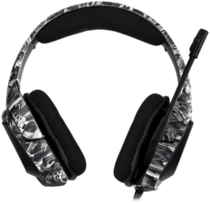 Onikuma K20 RGB Wired Gaming Headphone - Grey and Black Pattern (Camouflage)