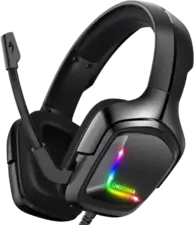 Onikuma K20 Wired RGB Gaming Headphone - Black