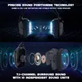 Onikuma K20 RGB Gaming Headphone - Grey in Black Pattern