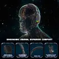 Onikuma K20 RGB Gaming Headphone - Grey in Black Pattern