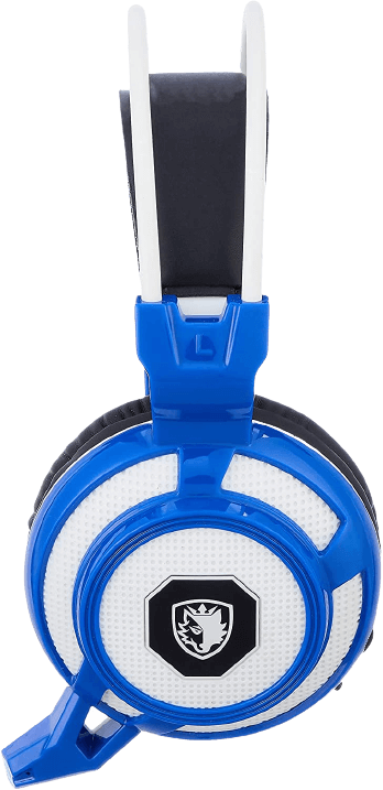 Sades SA21 Wired Gaming Headset - White and Blue – image 3