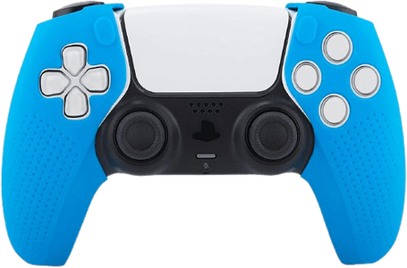 Dobe Split PS5 DualSense Controller Grip Silicone Cover Case- Blue -  for sale in Egypt from Games2Egypt
