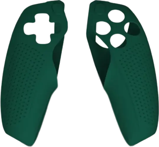 Dobe Split PS5 DualSense Controller Grip Silicone Cover Case - Dark Green