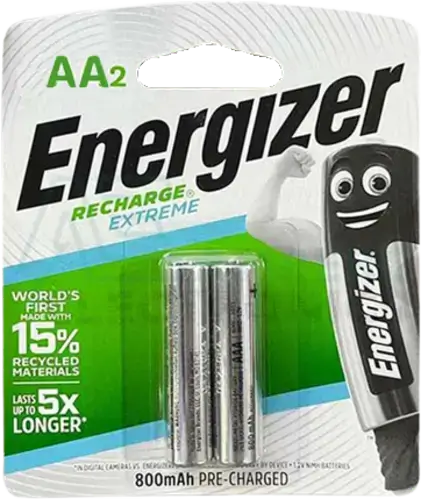 Energizer 2 AA Rechargeable Batteries (1.2V)