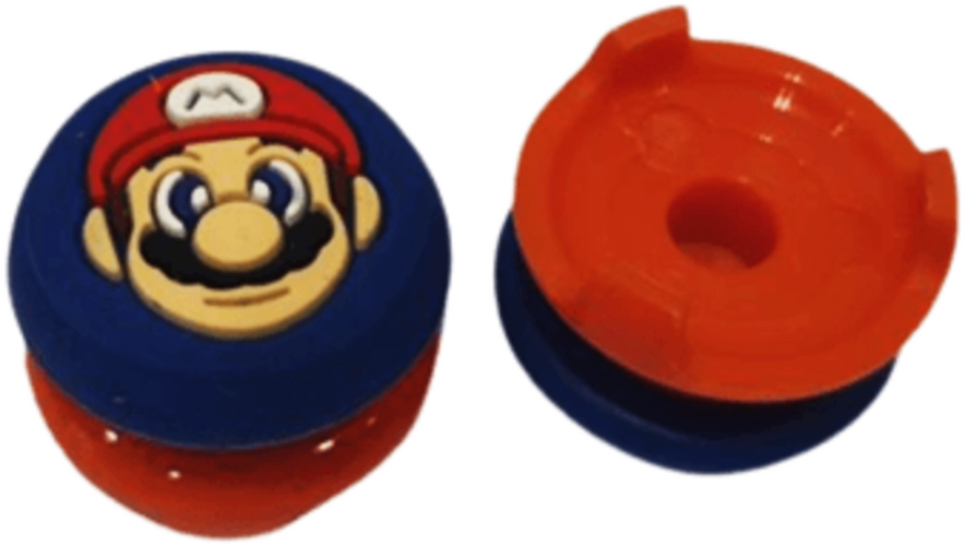 Mario Face Analog Freek and Grips for PS5 and PS4