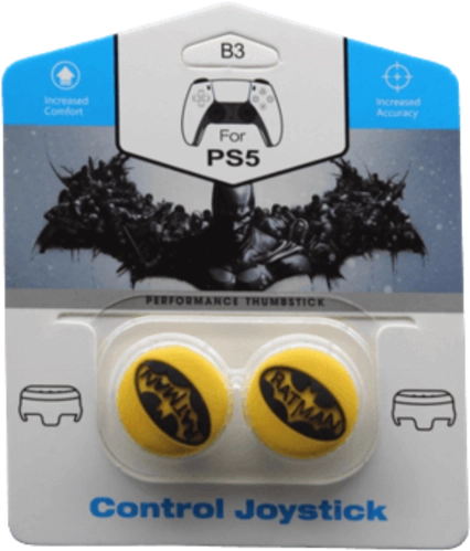 Batman Analog Freek and Grips for PS5 & PS4 - Yellow