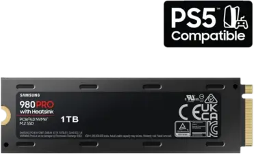 SSD 980 برو مع مخفض حرارة "هيت سينك" من سامسونج - 1 تيرا للبلايستيشن 5
