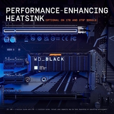 WD BLACK 1TB SN850X NVMe SSD with RGB Heatsink for PS5