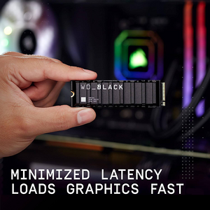 هارد درايف SN850X من ويسترن ديجيتال مزود بهيت سينك - 1 تيرا - بإضاءة أر جي بي  للبيع في مصر من خلال Games2Egypt