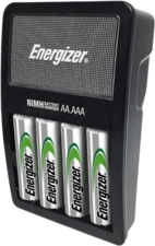 Energizer Charger + 4 AA Rechargeable Batteries