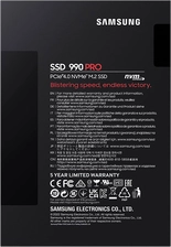 Samsung 990 Pro PCle 4.0 M.2 NVMe INTERNAL SSD - 1TB