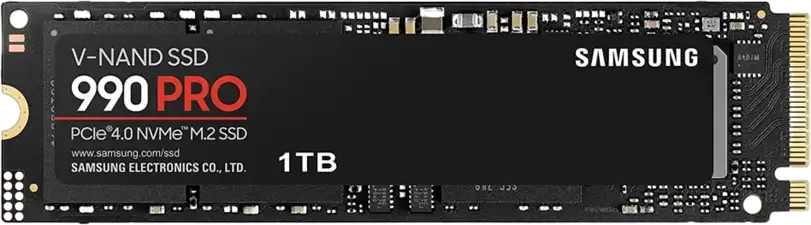 وحدة تخزين داخلية 990 Pro PCle 4.0 M.2 من سامسونج - 1 تيرا