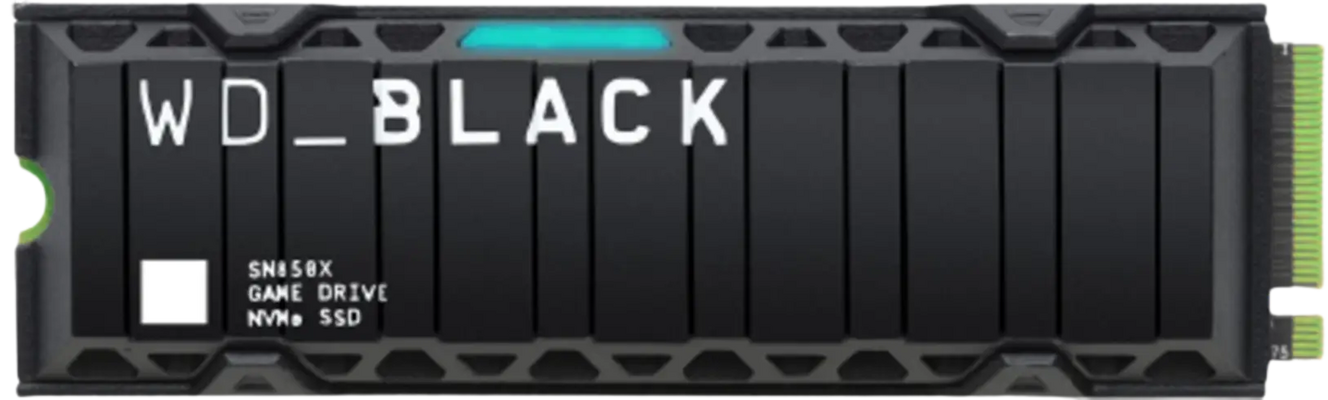 WD BLACK 2TB SN850X NVMe SSD with RGB Heatsink for PS5