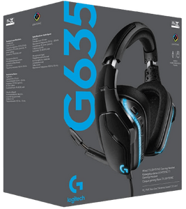 Logitech G635 Wired Gaming Headphone - Black  for sale in Egypt from Games2Egypt