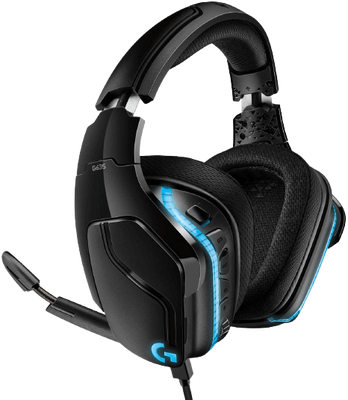 Logitech G635 Wired Gaming Headphone - Black