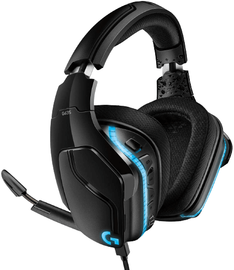 Logitech G635 Wired Gaming Headphone - Black  for sale in Egypt from Games2Egypt