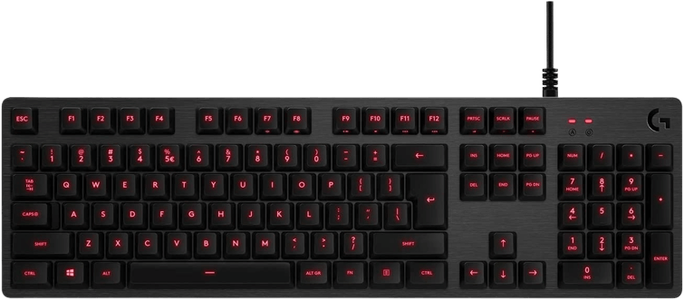 كيبورد جيمنج G413 بسويتش ميكانيكي من لوجيتيك - أسود -  للبيع في مصر من خلال Games2Egypt