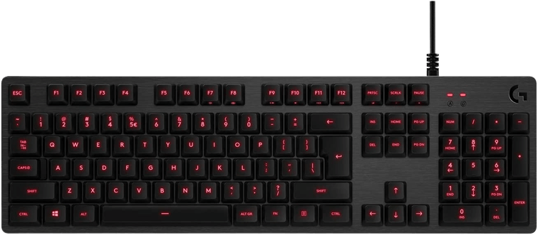 كيبورد جيمنج G413 بسويتش ميكانيكي من لوجيتيك - أسود  للبيع في مصر من خلال Games2Egypt
