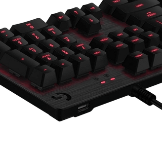 كيبورد جيمنج G413 بسويتش ميكانيكي من لوجيتيك - أسود  للبيع في مصر من خلال Games2Egypt