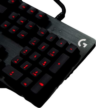 كيبورد جيمنج G413 بسويتش ميكانيكي من لوجيتيك - أسود  للبيع في مصر من خلال Games2Egypt