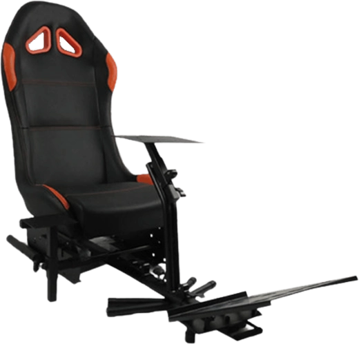 GY016 Racing Gaming Chair - Black & Orange