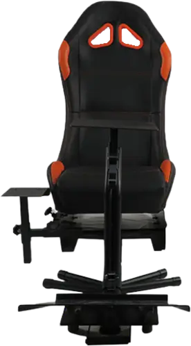 GY016 Racing Simulator Gaming Chair - Black & Orange