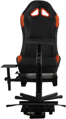 GY016 Racing Simulator Gaming Chair - Black & Orange