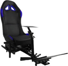 GY027 Racing Gaming Chair- Black and Blue 