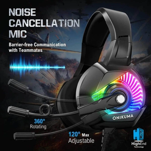 ONIKUMA K6 Gaming Headphone - RGB