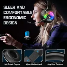 ONIKUMA K6 Wired Gaming Headphone - RGB