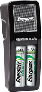 Energizer Charger +2 AA Rechargeable Batteries