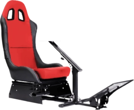GY023 Racing Simulator Gaming Seat - Red & Black 