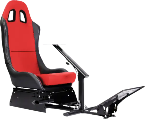 كرسي جيمنج للسباق GY023 - أسود وأحمر