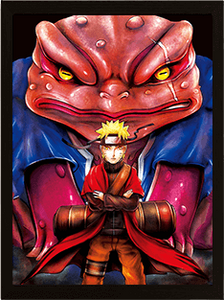 Naruto (Gamabunta & Kurama) 3D Poster   for sale in Egypt from Games2Egypt