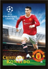 Cristiano Ronaldo 3D  Football Poster 