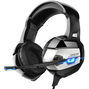 Onikuma Wired Gaming Headphone K5 - Silver -  for sale in Egypt from Games2Egypt