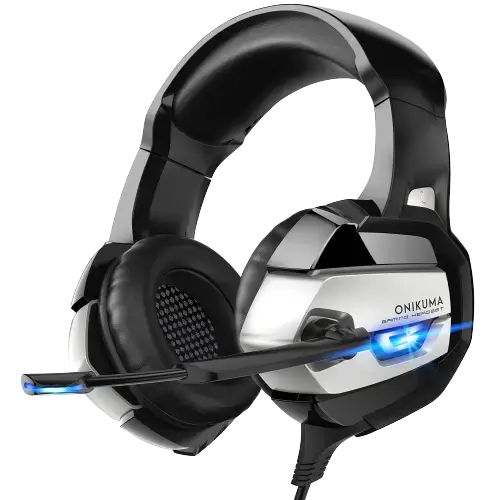 Onikuma Wired Gaming Headphone K5 - Silver